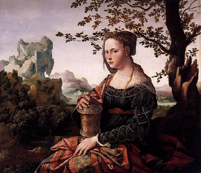 Jan van Scorel Mary Magdalen Spain oil painting art